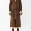 Citi Concert Series on Today Alicia Keys Shearling Leather Coat