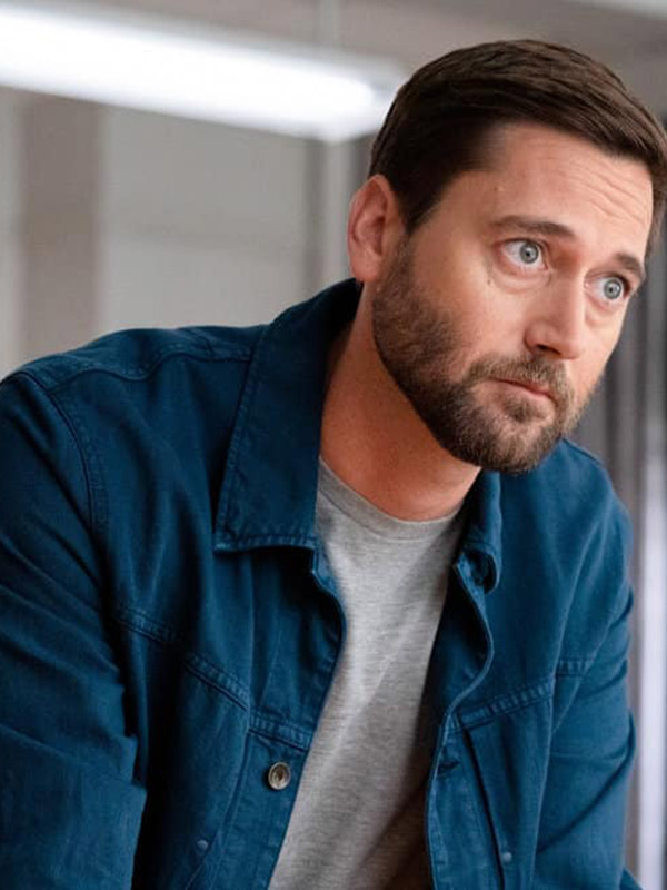 Ryan Eggold New Amsterdam S04 Blue Dr Max Goodwin Jacket