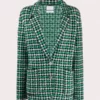 Emily In Paris S02 Green Houndstooth Blazer