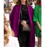 Emily In Paris S02 Philippine Leroy-Beaulieu Purple Coat