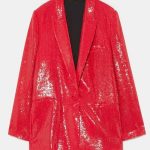 Emily in Paris Emily Cooper Red Sequin Blazer