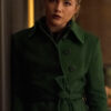 Florence Pugh Hawkeye Yelena Belova Green Trench Coat