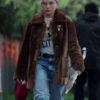 Hawkeye Yelena Belova Brown Fur Coat