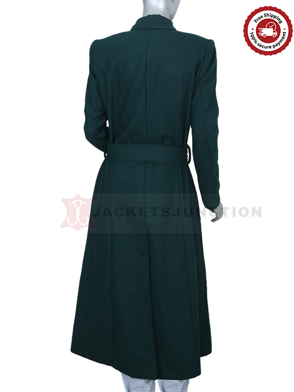 Hawkeye Yelena Belova Green Coat Back