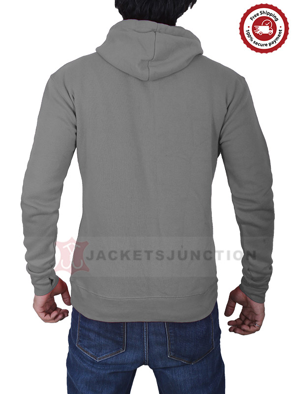 Mens Grey Hoodie