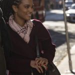 New Amsterdam S04 Helen Sharpe Maroon Coat