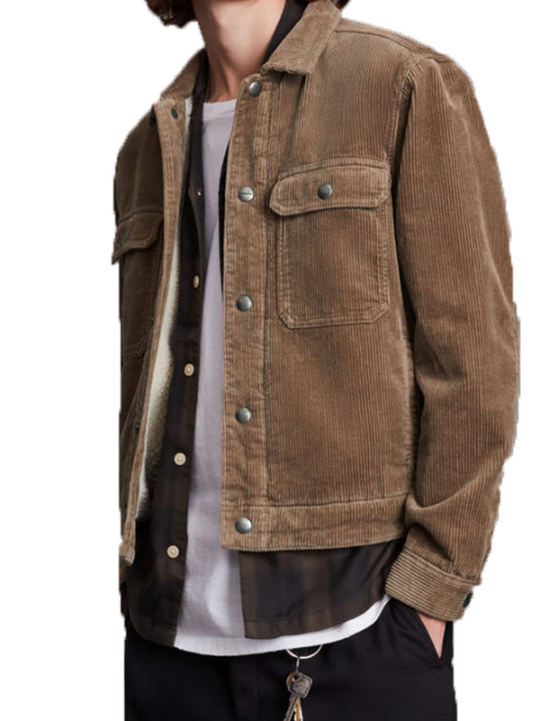 Dr Max Goodwin New Amsterdam S04 Ryan Eggold Corduroy Brown Jacket