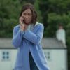 Cush Jumbo Stay Close 2021 Megan Blue Coat