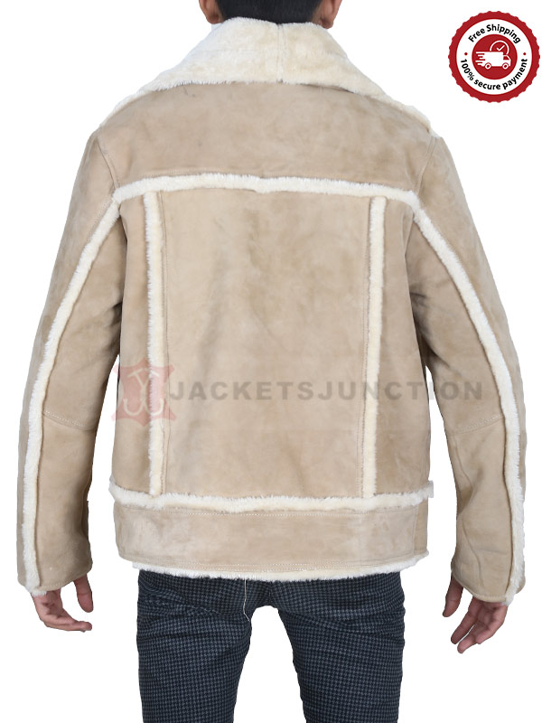 Ryan Bingham Yellowstone S04 Walker Sheepskin Leather Jacket