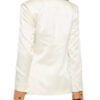 And Just Like Carrie Bradshaw Satin Crepe White Blazer