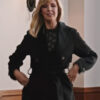 Kelly Reilly Yellowstone S04 Beth Dutton Black Trench Long Coat