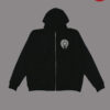 Chrome Hearts Malibu Horse Shoe Zip Up Black Hoodie