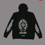 Chrome Hearts Malibu Exclusive Horse Shoe Zip Up Hoodie – Black