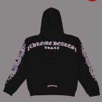 Chrome Hearts Matty Boy Shoulder Logo Hoodie -Black