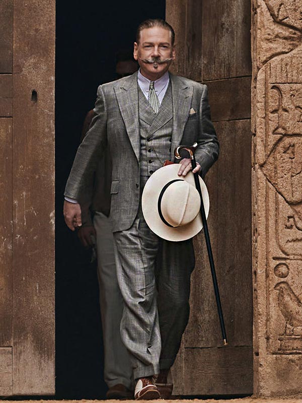 Death on the Nile Hercule Poirot Grey Suit