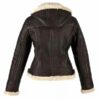 Faux Fur Women Hoodies Jacket