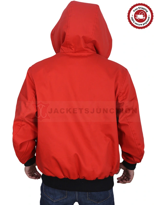 Jefferson White Yellowstone Red Hoodie