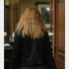 Kelly Reilly Yellowstone Black Leather Jacket