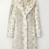 Beth Dutton Yellowstone S04 Kelly Reilly Faux Fur Animal Print Coat