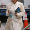 Marry Me 2022 Jennifer Lopez White Fur Coat