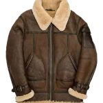 Mens B3 Aviator Shearling Leather Jacket