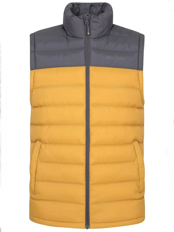 Milton Barnes Station Eleven Miles Puffer Yellow Vest