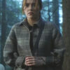 Nancy’s Grey Plaid Coat On Nancy Drew