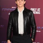 Spider-Man No Way Home Tom Holland Black Leather Jacket