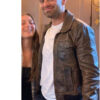 The 355 Sebastian Stan Leather Jacket