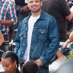 The 355 Sebastian Stan Blue Jacket