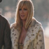 Beth Dutton Yellowstone S04 Snow Lynx Coat