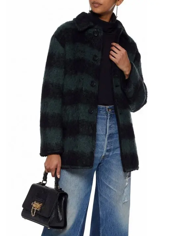 Holidate Sloane Wool Plaid Coat