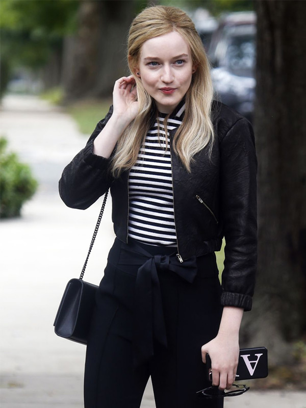 Inventing Anna Julia Garner Leather Jacket