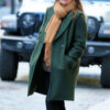 Inventing Anna Vivian Green Trench Coat