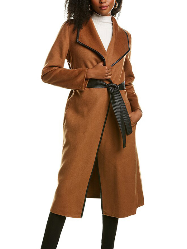 Kenan Mika Brown Coat