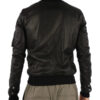 Rick Owens Raglan Leather Bomber Jacket