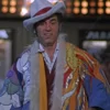 Seinfeld S07 Michael Richards White Fur Trim Coat