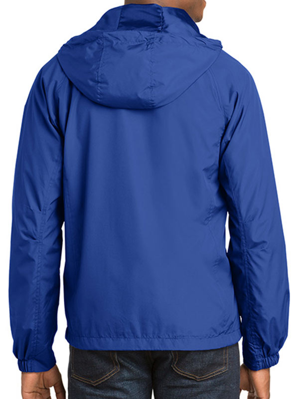 Sport Tek Hooded Raglan Blue Jacket