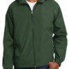 Green Sport Tek Hooded Raglan Jacket