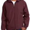 Sport Tek Maroon Hooded Raglan Jacket