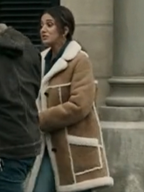 Superman And Lois Lana Lang Shearling Coat