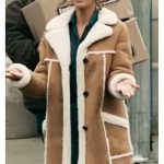 Superman And Lois Lana Lang Shearling Coat