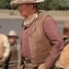 The Cowboys John Wayne Disressed Brown Vest