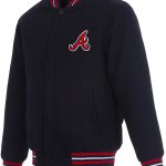 Basketball Club Atlanta Braves Varsity Bomber Jacket