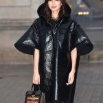 Gemma Chan Black Coat