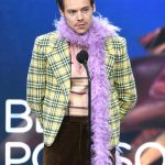 Grammys Harry Styles Checked Blazer