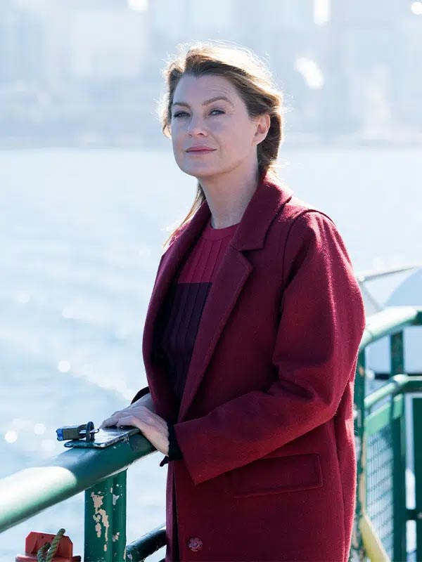 Greys Anatomy Dr. Meredith Maroon Coat