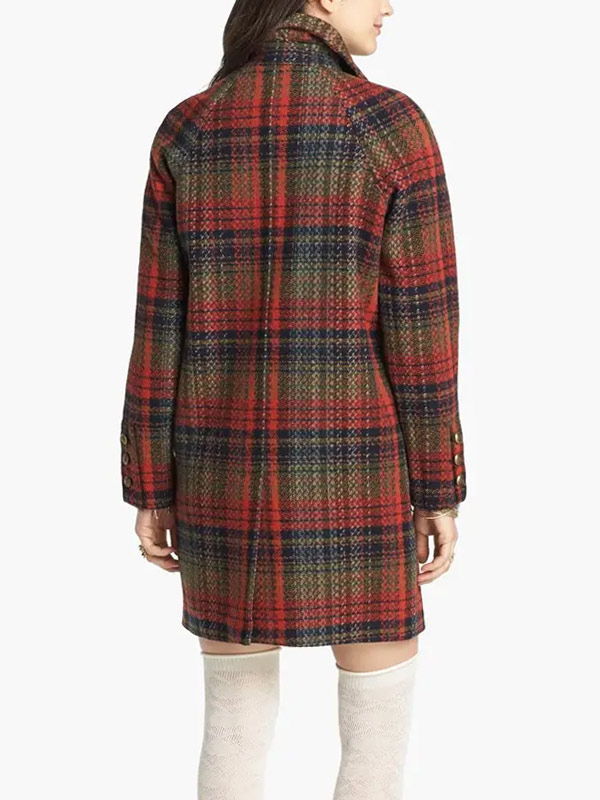 How I Met Your Father Tien Tren Plaid Coat