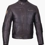 Men's Leather Biker Rocker Jacket