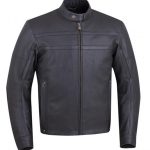 Leather Motorcycle Jacket For Mens